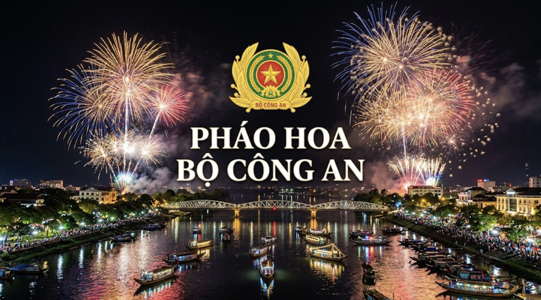 Pháo hoa bộ công an