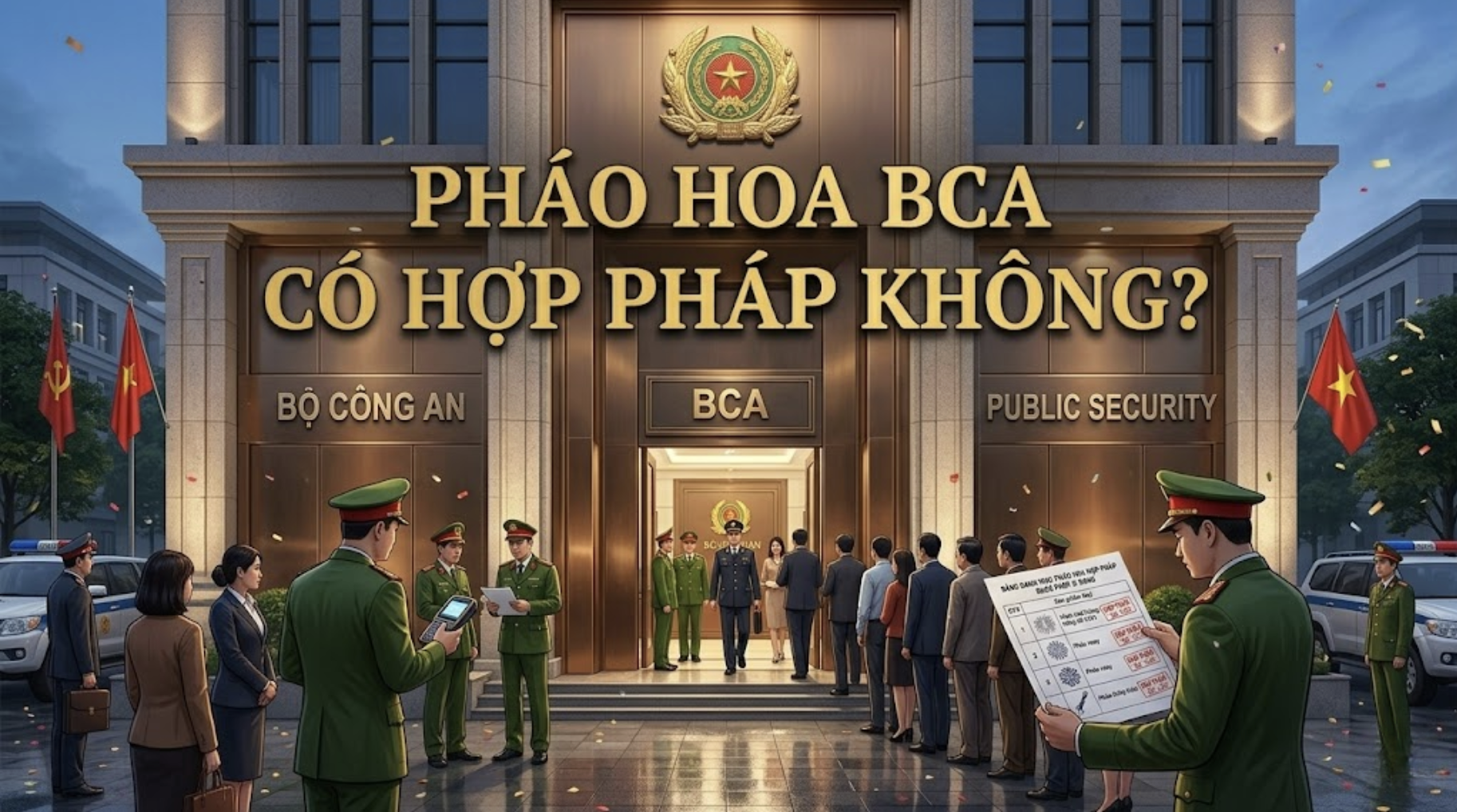 Pháo Hoa BCA có hợp pháp không?